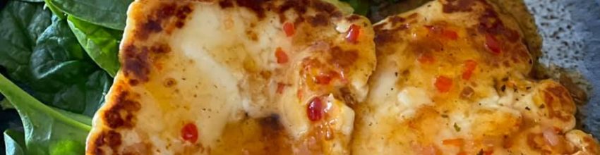 Cooking with Jane: Halloumi with sweet chilli & honey sauce