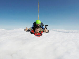 Phyllis Tuckwell fundraising skydive