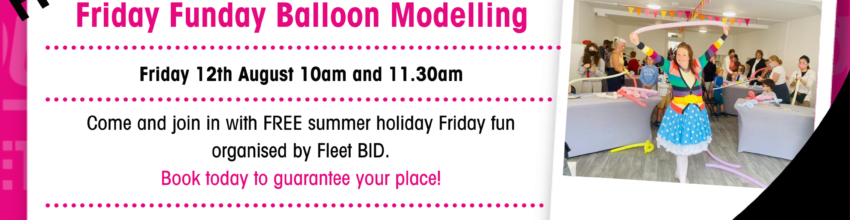 FREE Children’s Balloon Modelling Workshop